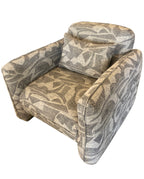 Sillón ocasional Moderno en tela estampada