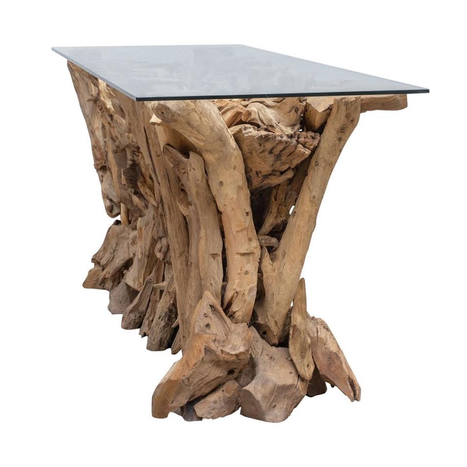 Consola Tronco cristal