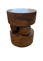 Mesa lateral / auxiliar bolas madera