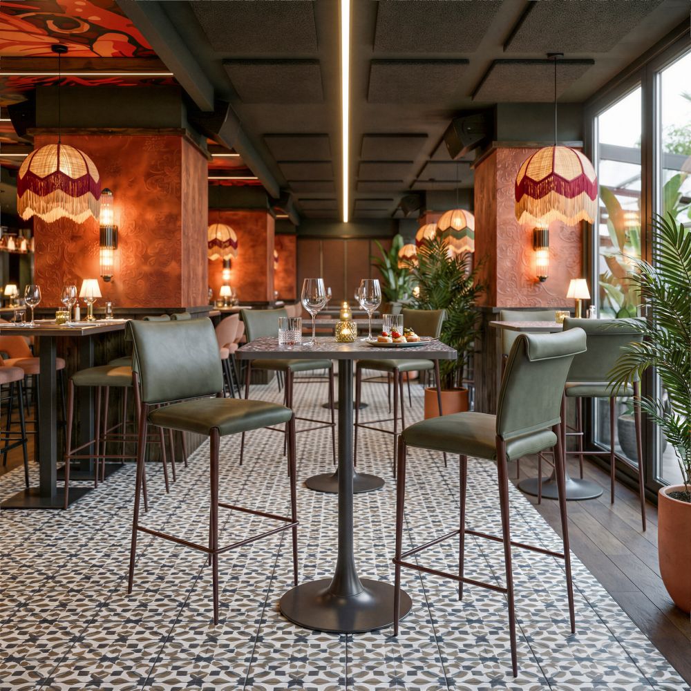 Banco Bar Olive Green