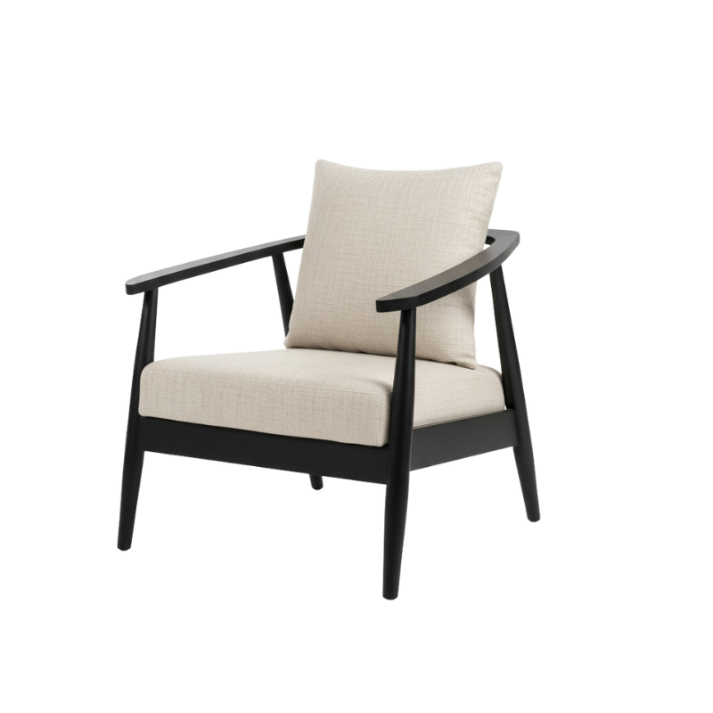 Sillón Ocasional madera negra