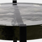Cargar imagen en el visor de la galería, Mesa auxiliar cristal ahumado
