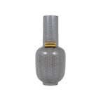 Jarrón ceramico gris mediano
