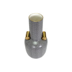 Jarrón ceramico gris mediano