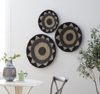 Set de 3 platones jute