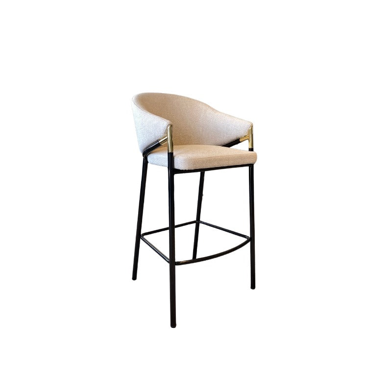 Banco Bar curvo beige