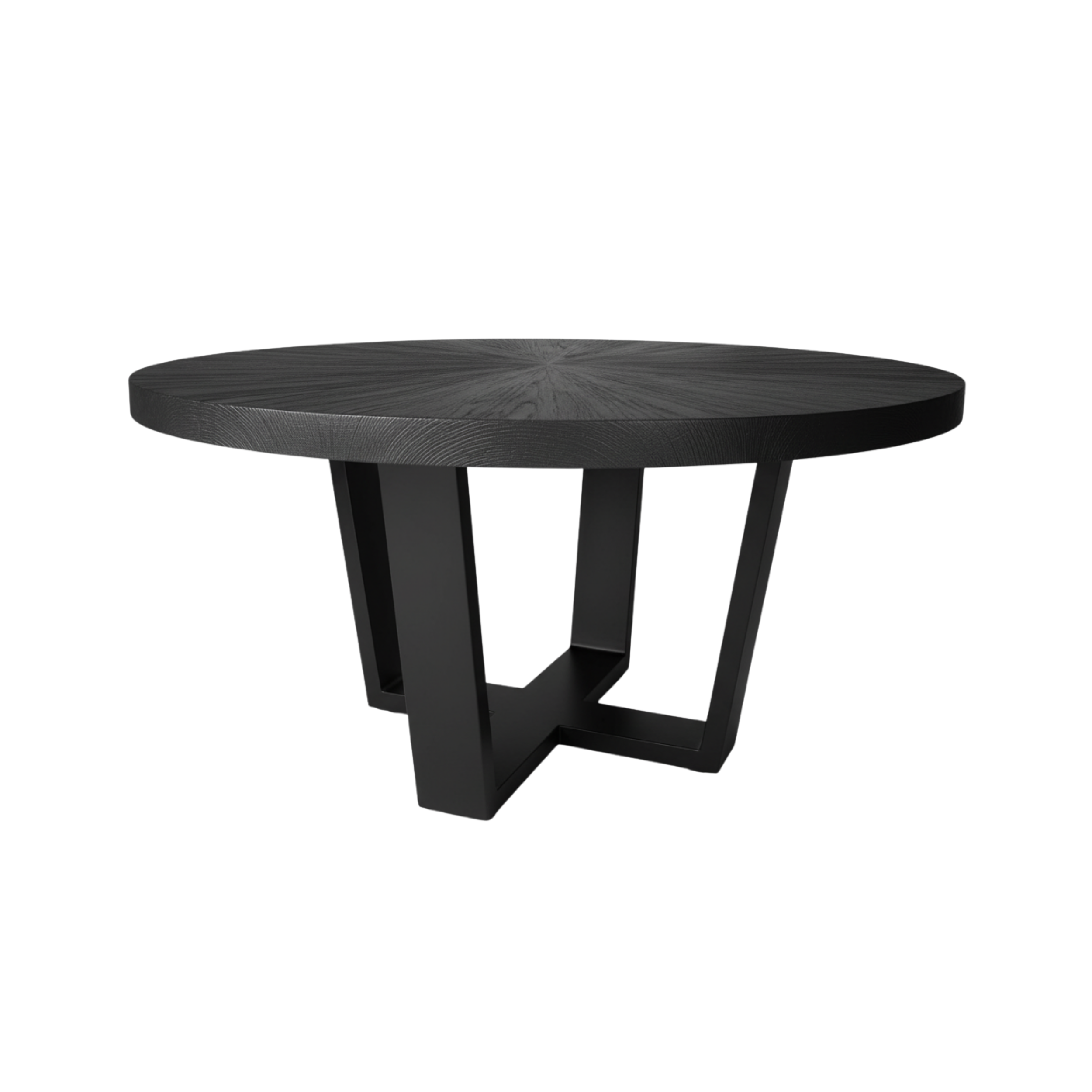 Mesa de comedor redonda Carbon