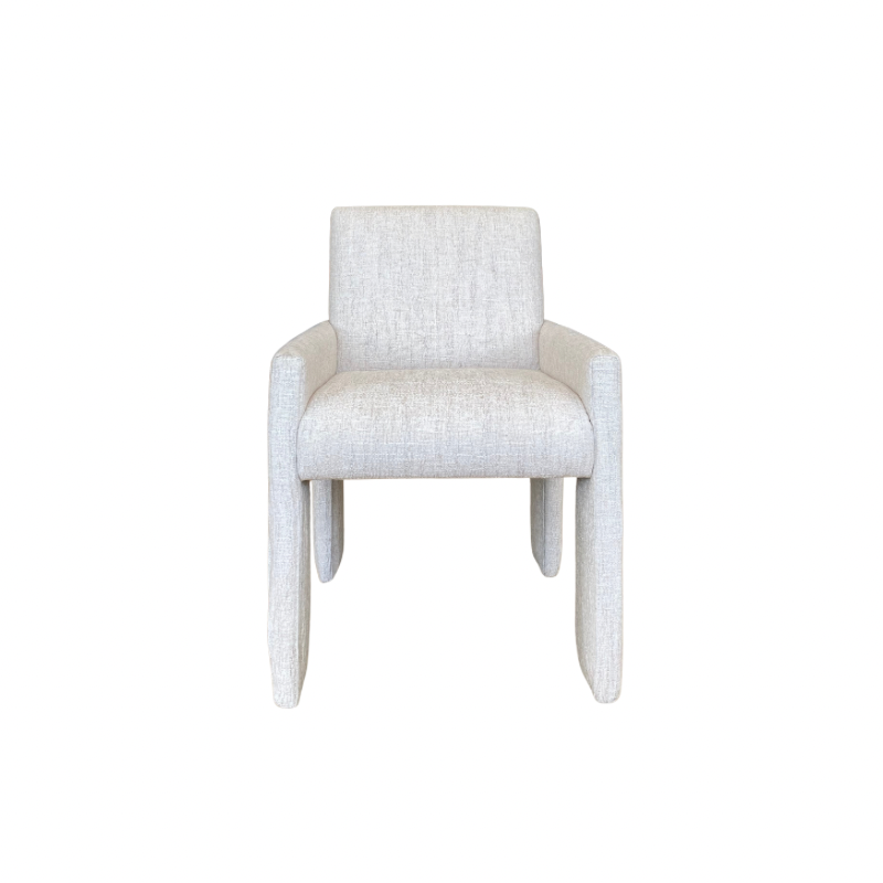 Silla Marcela en tela beige