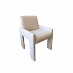 Silla Marcela en tela beige