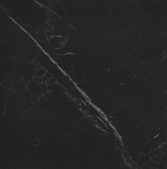 Mesa de comedor rectangular marmoleada negra