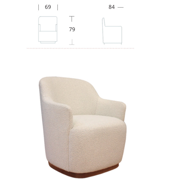 Sillón ocasional Osaka charcoal