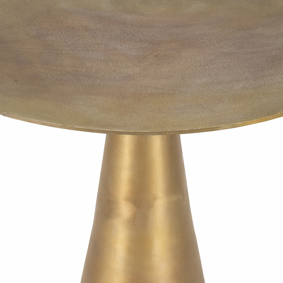 Mesa lateral dorada vintage
