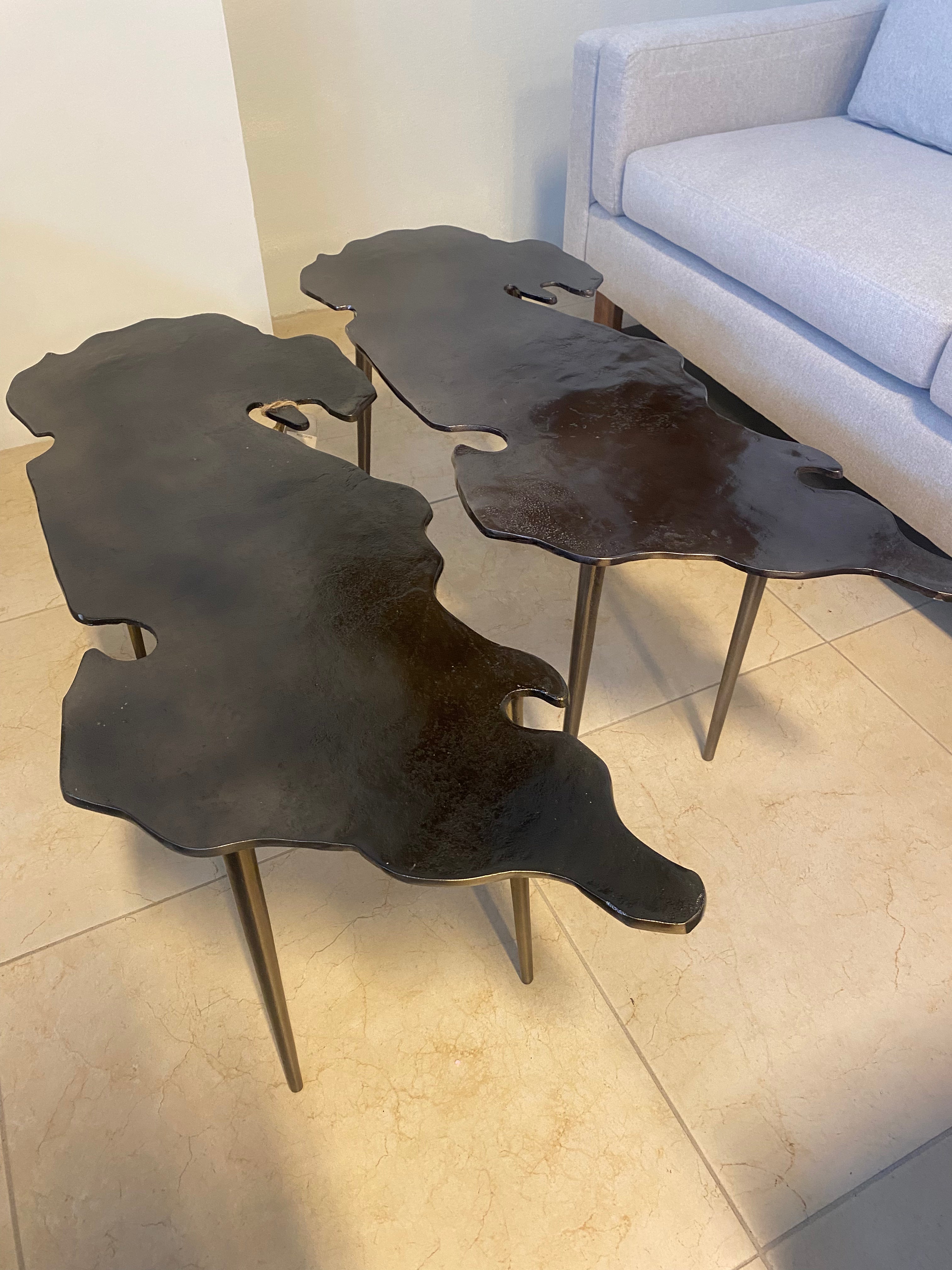 Mesa centro metálica deforme