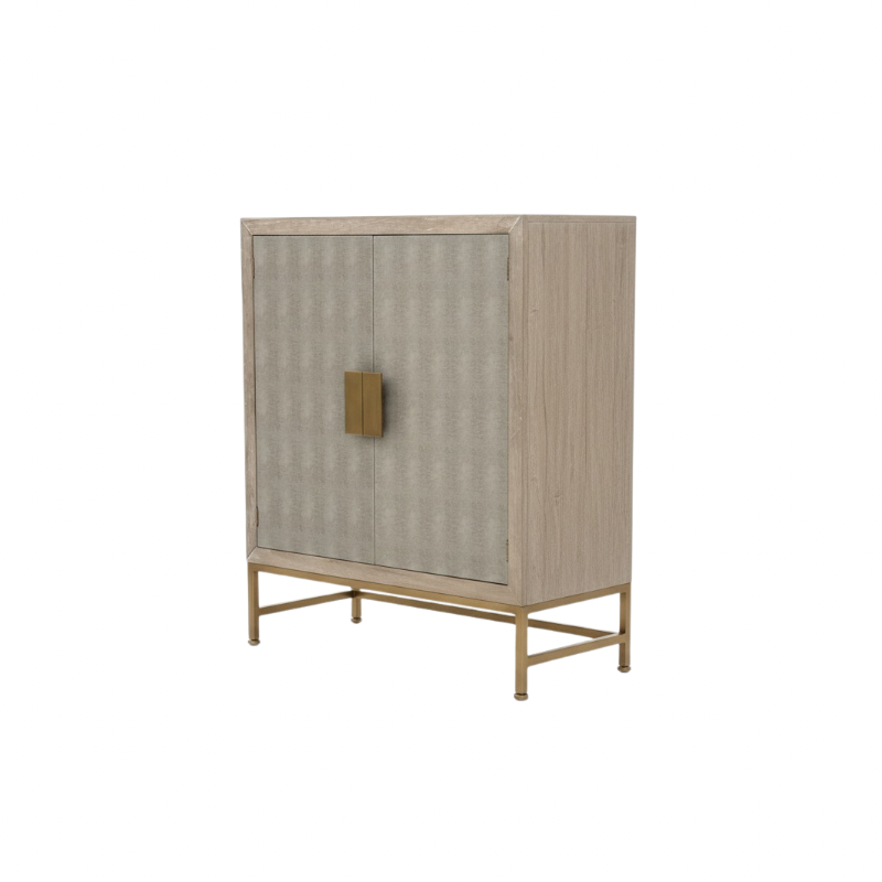 Comoda 2 puertas de madera