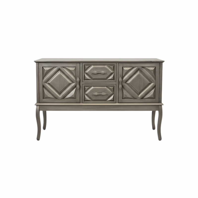 Consola de madera Plata