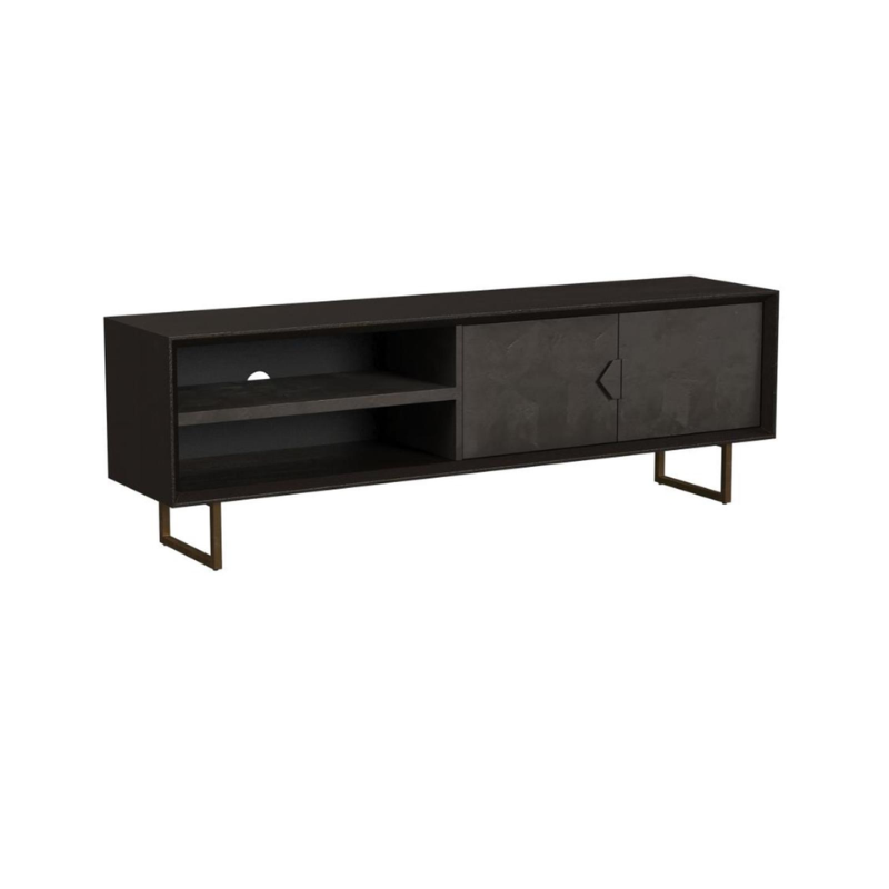Mueble TV Bajo Negro
