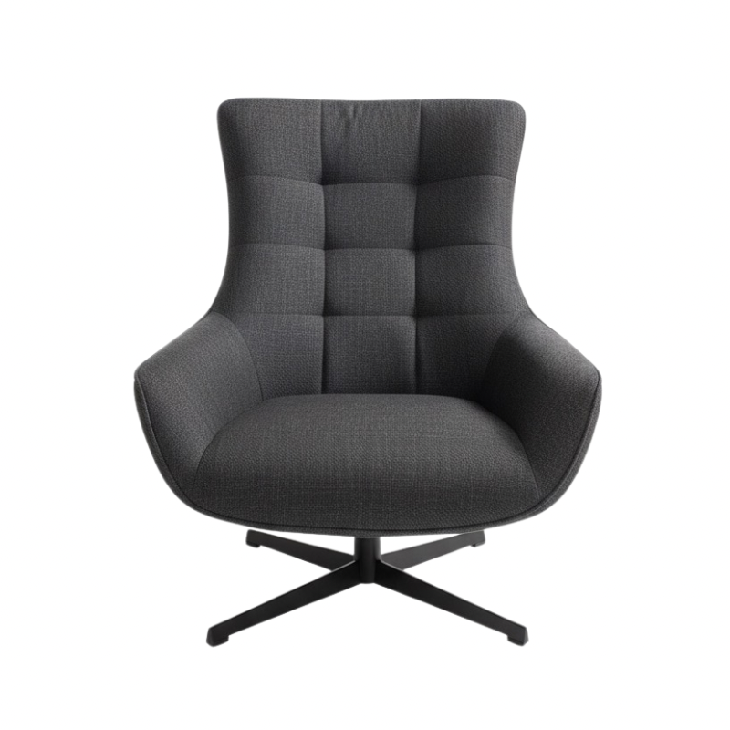 Sillón ocasional retro giratorio