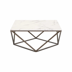 Mesa de centro mármol con vetas