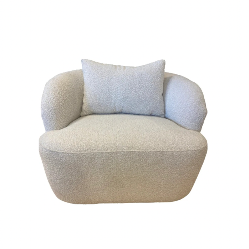 Sillon ocasional curvo giratorio