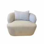 Sillon ocasional curvo giratorio