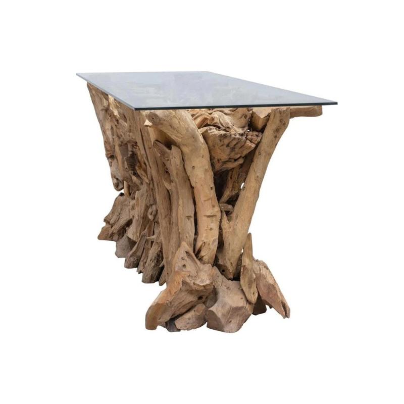 Consola Tronco cristal