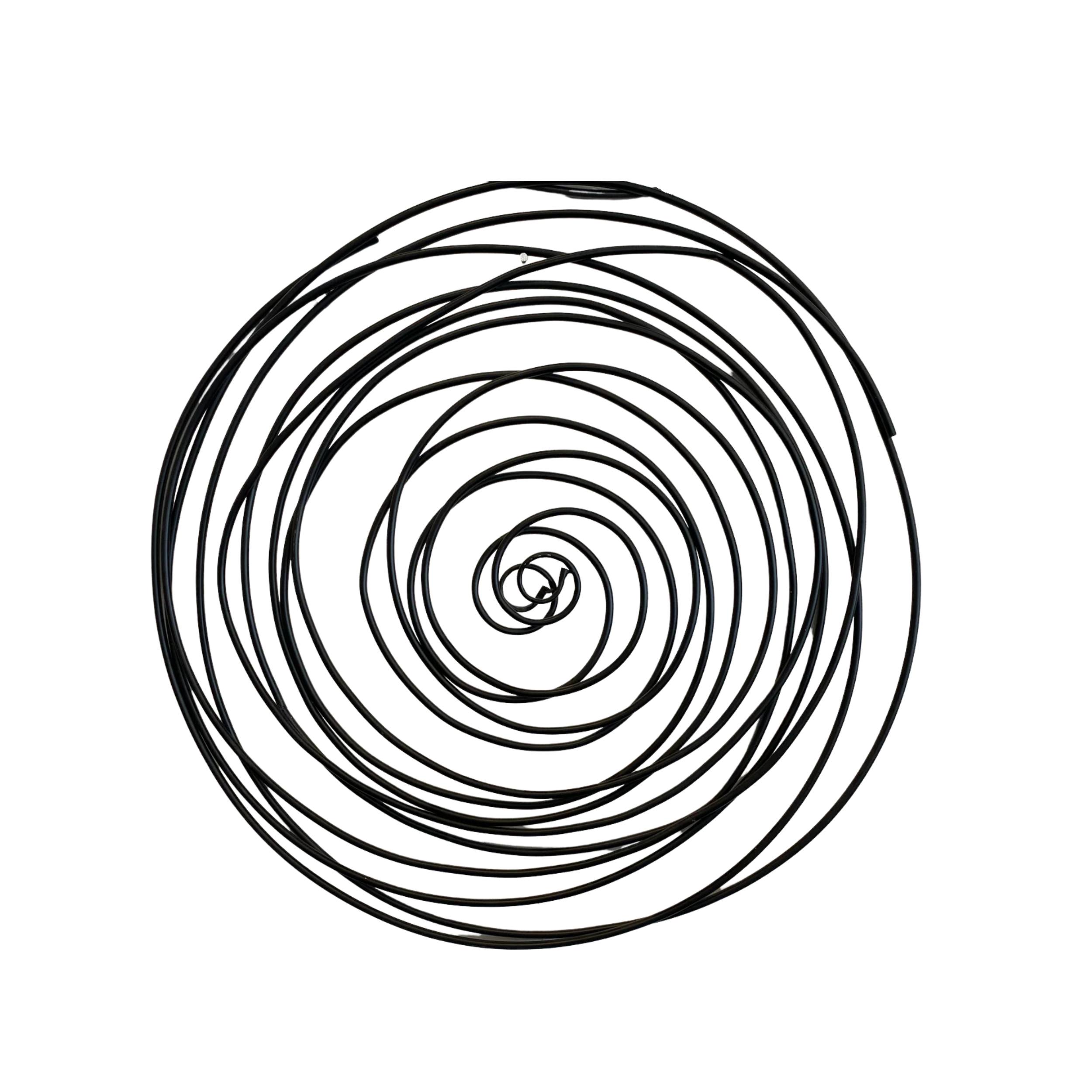 Espiral grande negro mate