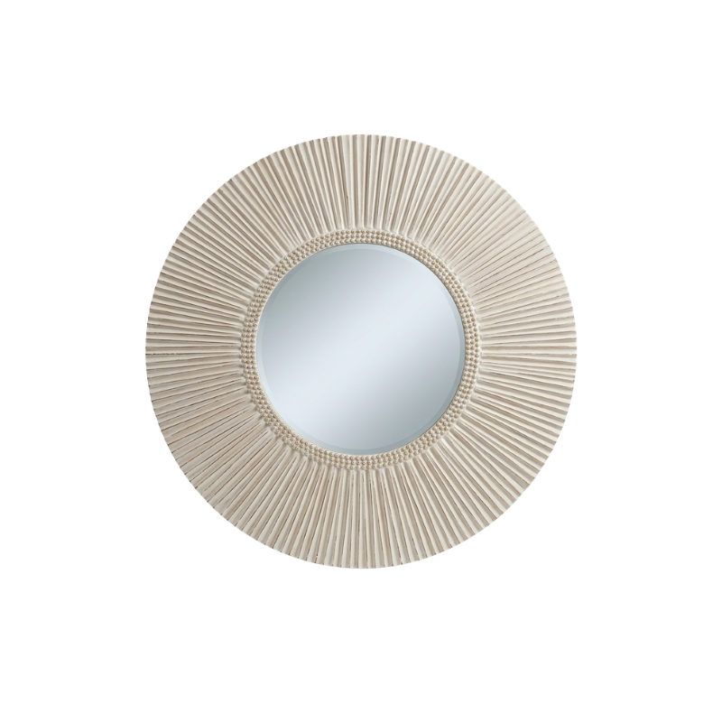 Espejo Beige Circular