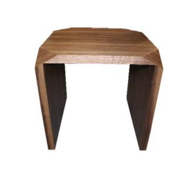 Mesa lateral Gante en nogal