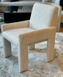 Silla Marcela en tela beige