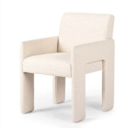 Silla Marcela en tela beige