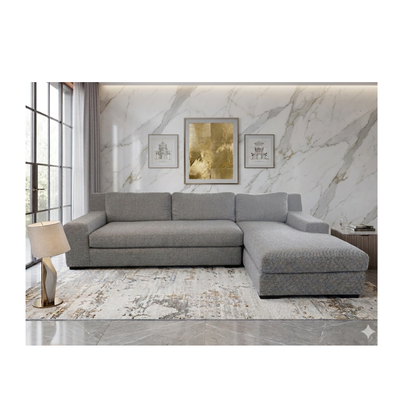 Sofá Elegante Con Chaise