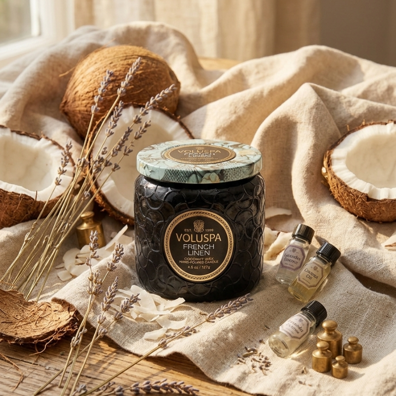 Vela Aromática Cristal Negra