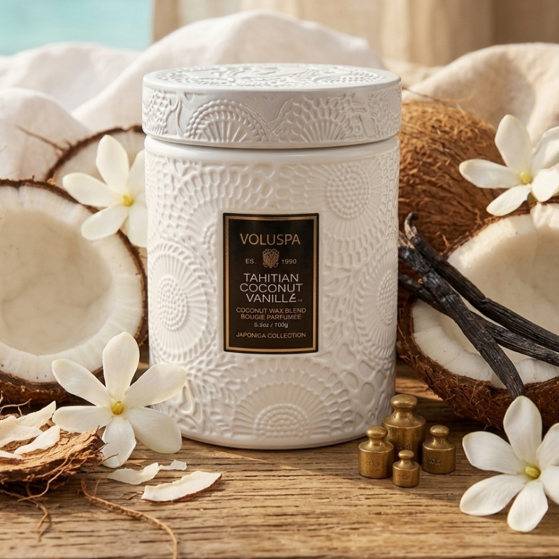 Vela Aromática Cristal Blanco