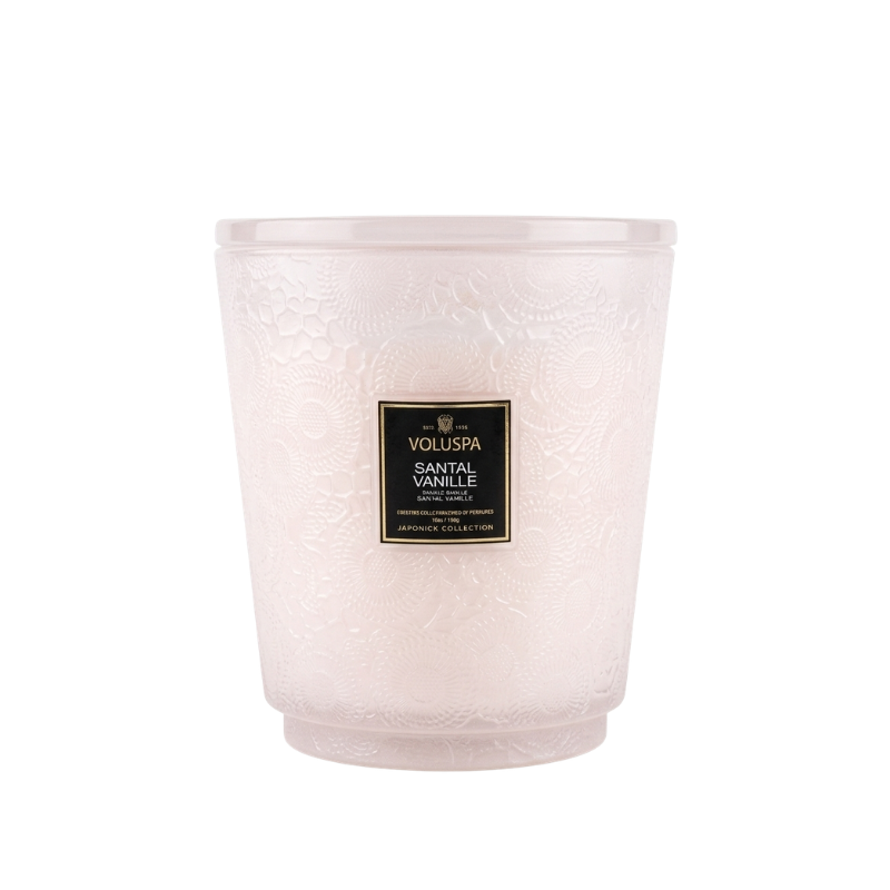 Vela Aromática Grande De Cristal