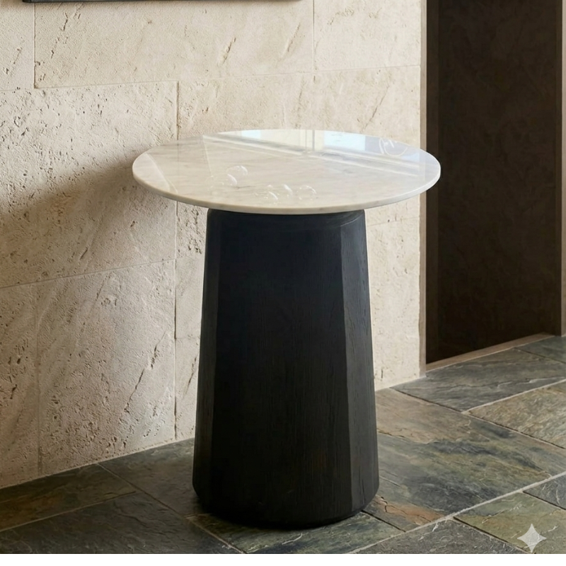 Mesa Auxiliar Mármol