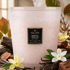 Vela Aromática Grande De Cristal