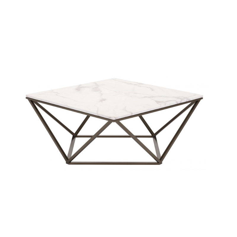 Mesa De Centro Con Marmol