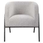 Sillón Ocasional Jacobsen en tela base metal