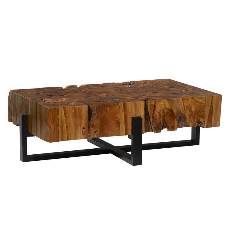 Mesa de centro rectangular
