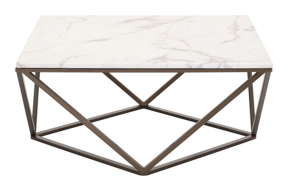 Mesa de centro mármol con vetas