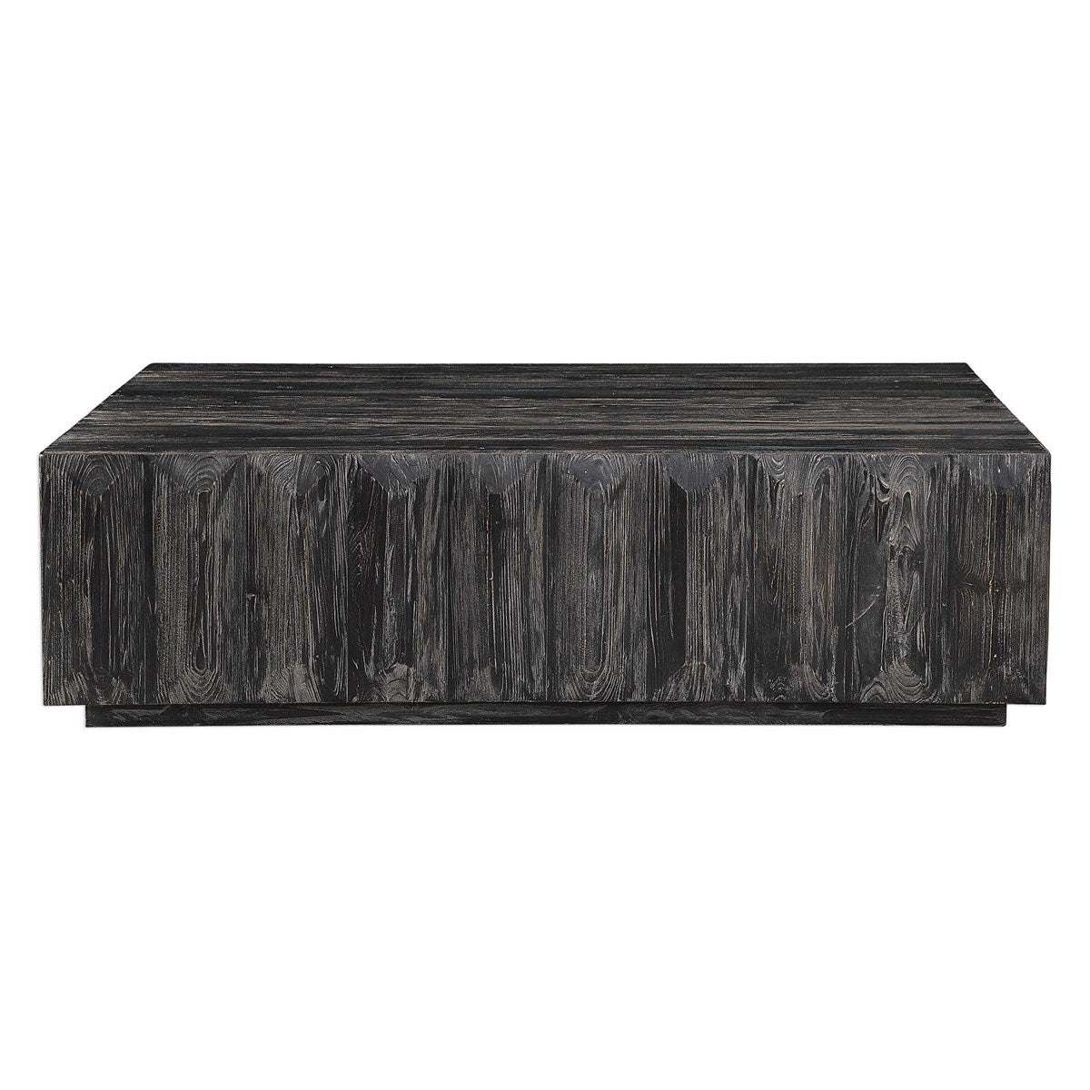 Mesa de centro madera cardeada