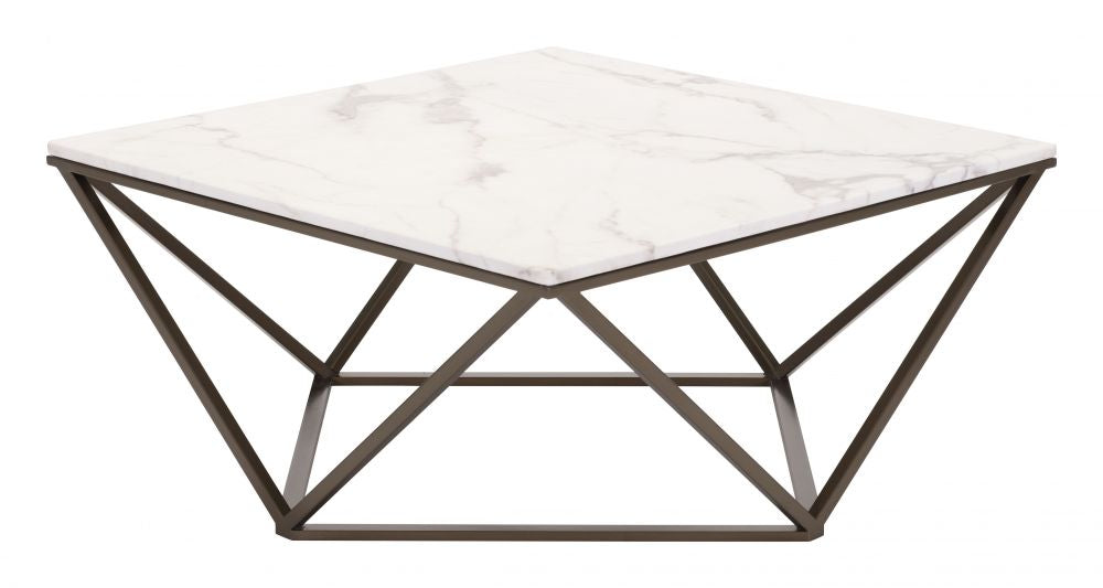 Mesa de centro mármol con vetas